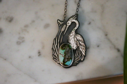 Heron Necklace