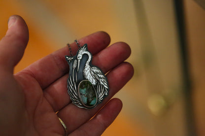 Heron Necklace