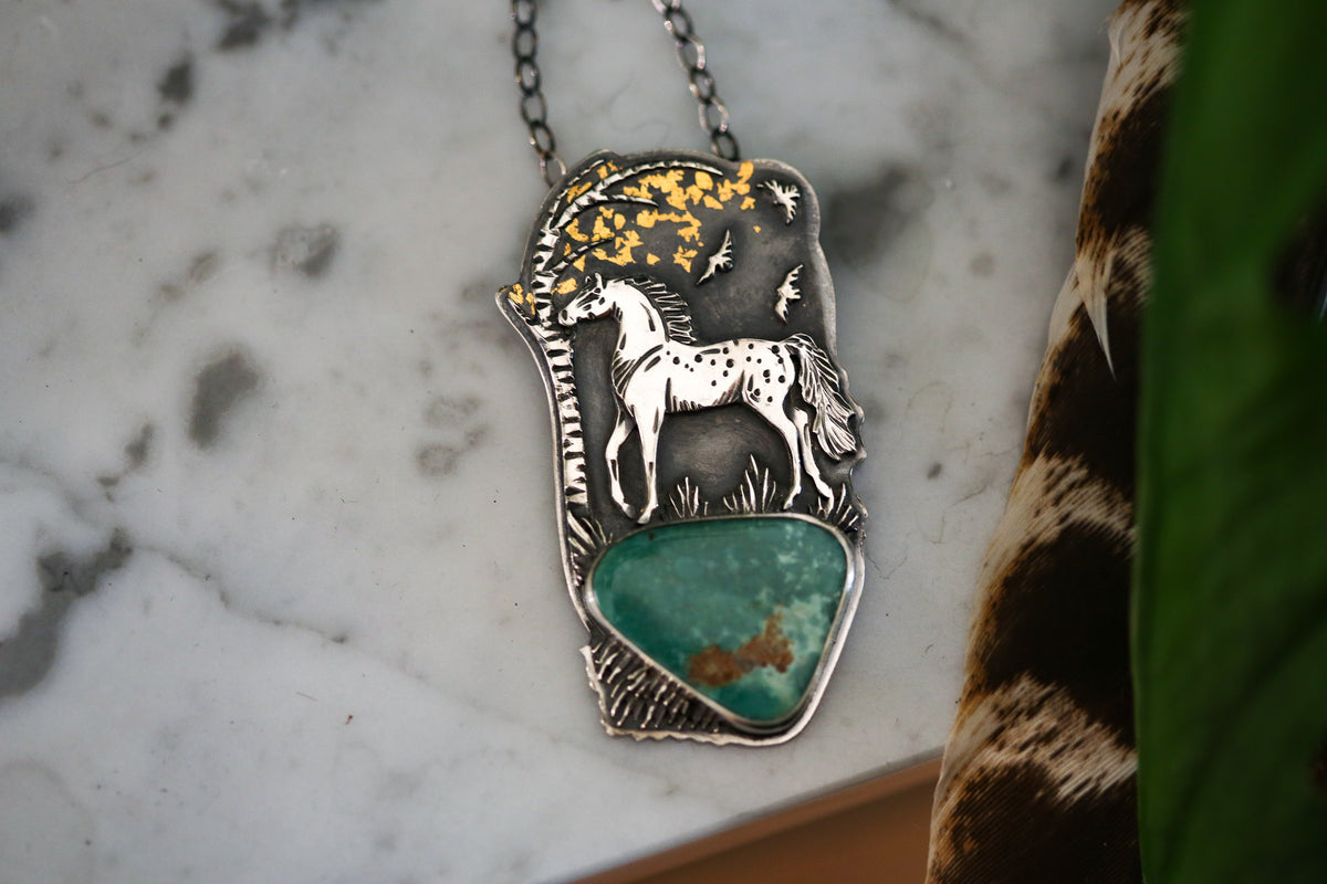 Horse + Aspen Necklace