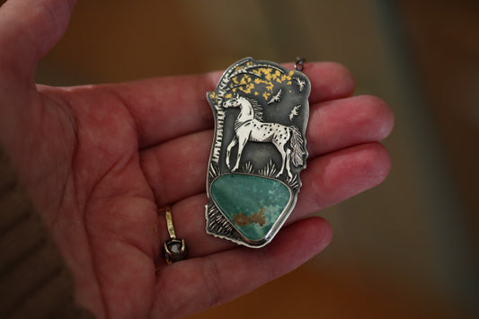 Horse + Aspen Necklace