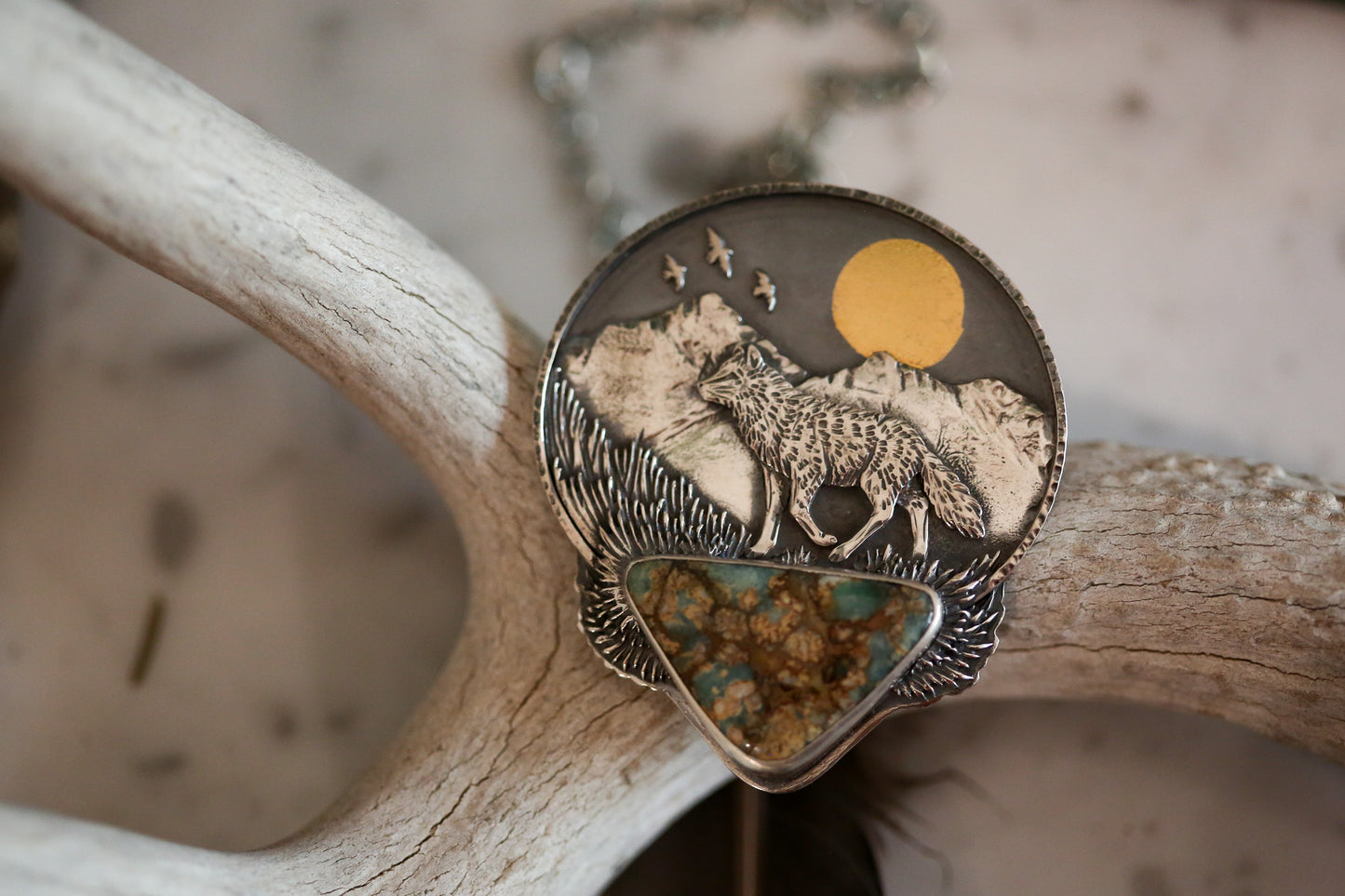 Mountain Coyote Necklace