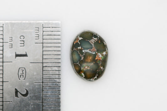 Natural Multicolored Damele Turquoise Cabochon