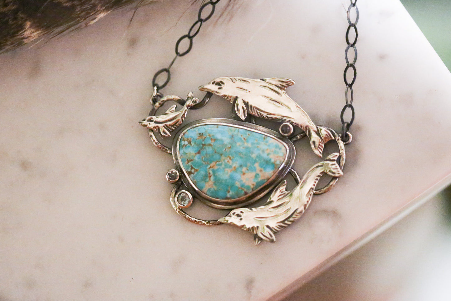 Dolphin Family Necklace