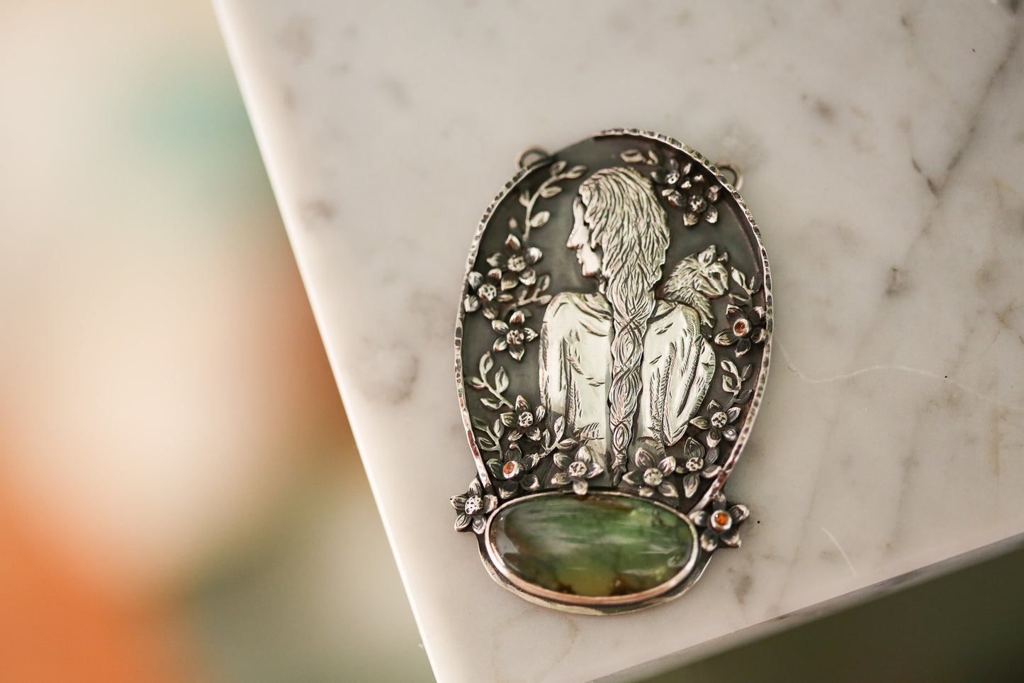 Cat Lady in the Garden Necklace