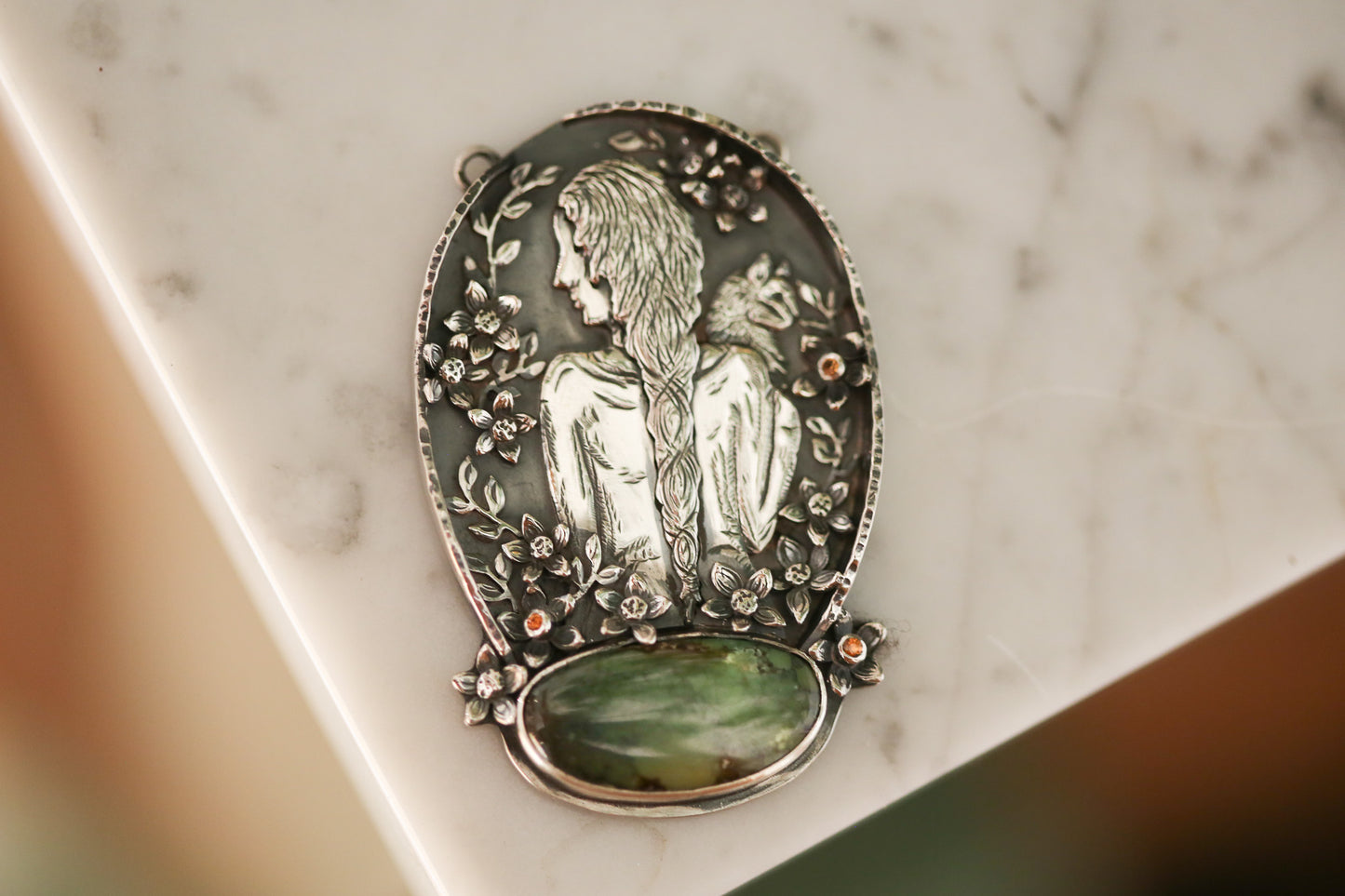 Cat Lady in the Garden Necklace