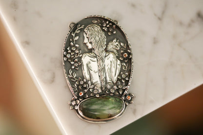 Cat Lady in the Garden Necklace