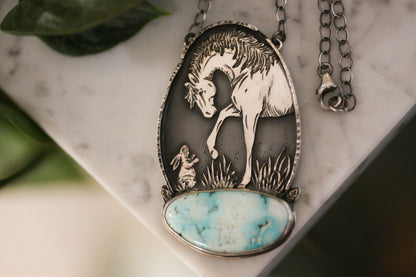 Horse + Bunny Necklace