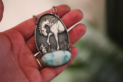 Horse + Bunny Necklace