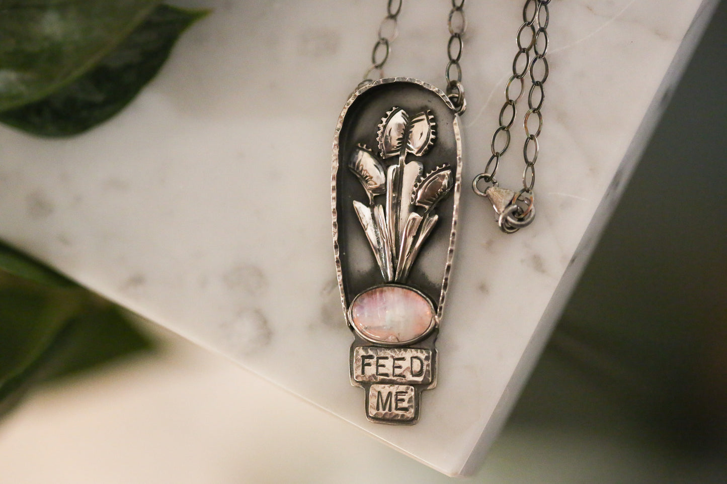 "Feed Me" Venus Fly Trap Necklace