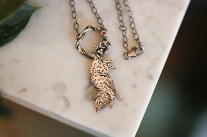 Baby Possum Necklace