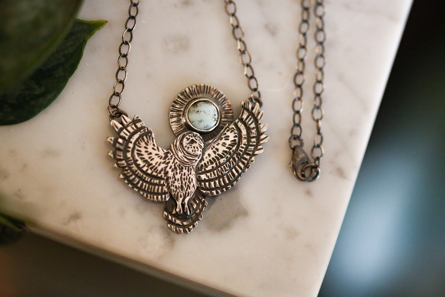 Moonlit Owl Necklace