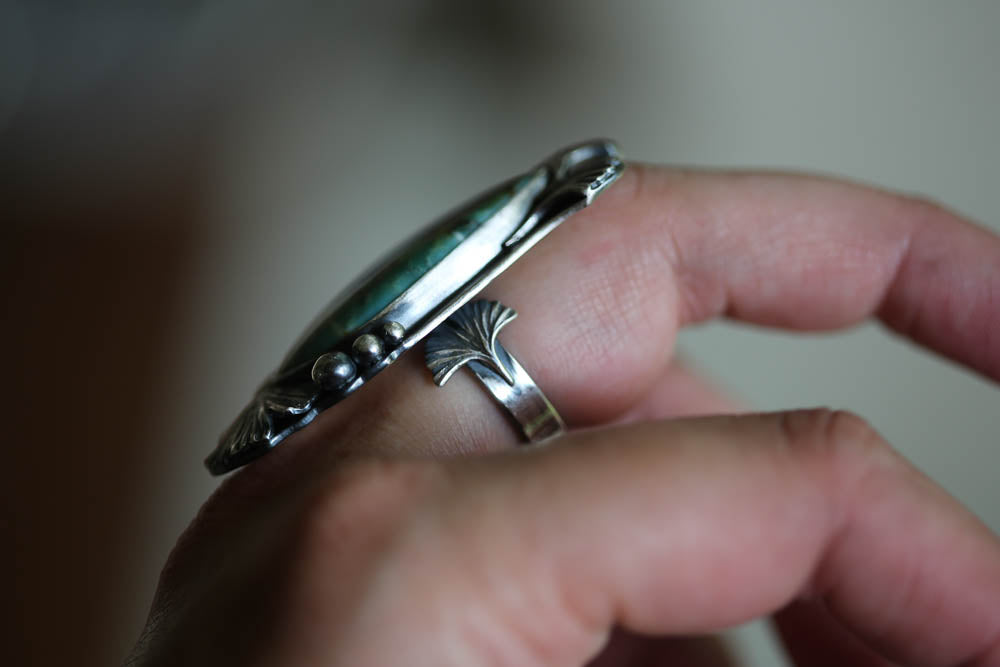 7D + Ginkgo Ring Size 6.75