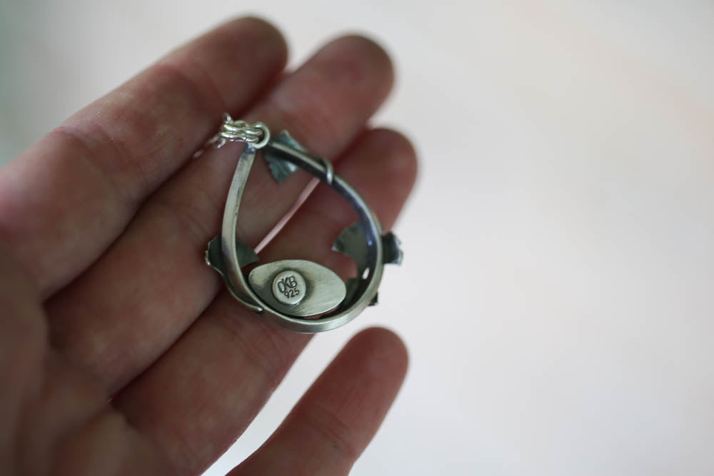 Ginkgo Teardrop Pendant