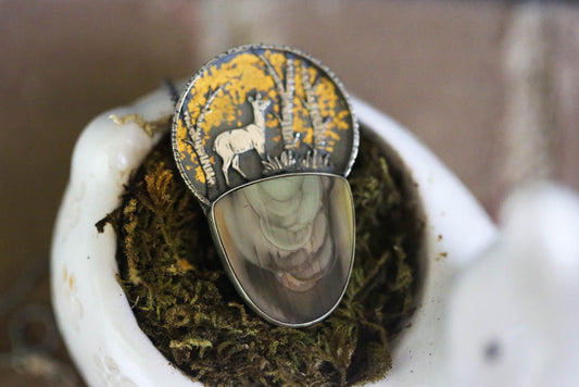 Forest Deer Necklace