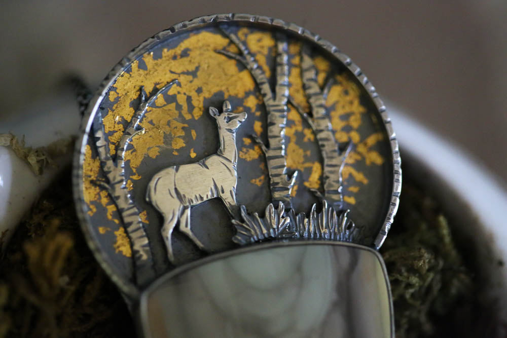 Forest Deer Necklace