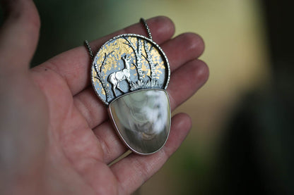 Forest Deer Necklace