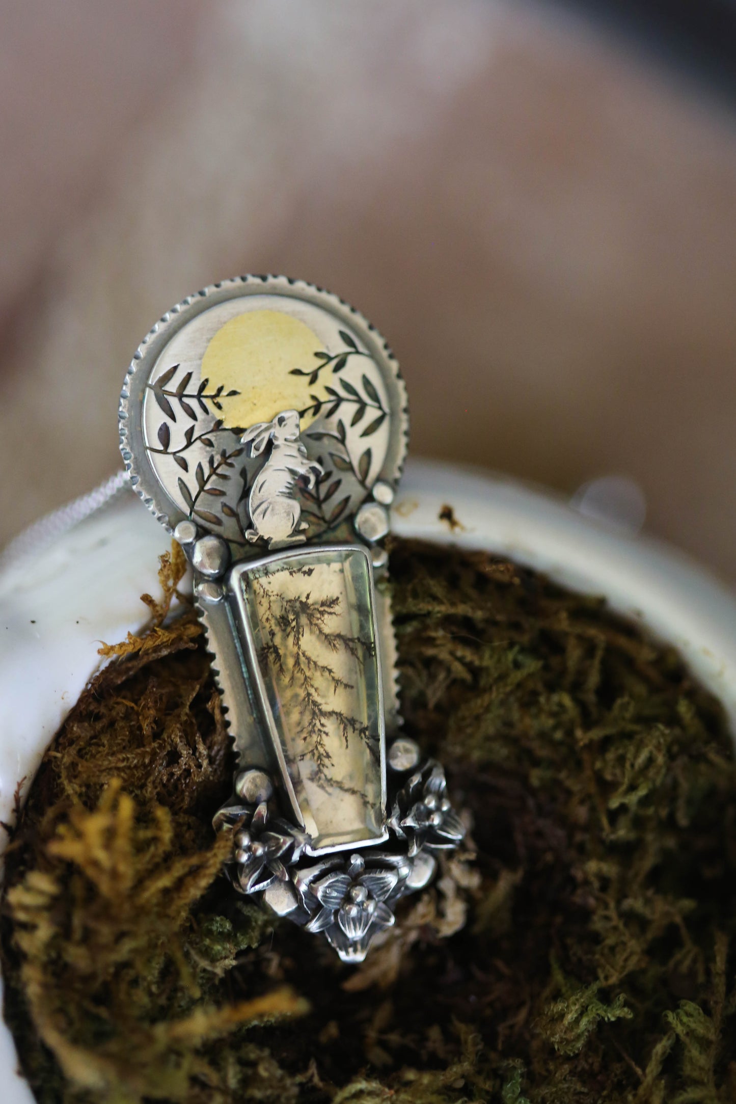 Spring Bunny Necklace