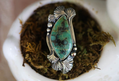 7D + Ginkgo Ring Size 6.75