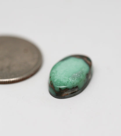 Damele Turquoise Cabochon. Natural Turquoise Cab. Rare Turquoise.