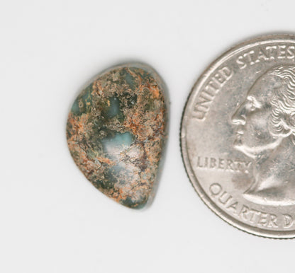 Damele Turquoise Cabochon. Natural Turquoise Cab. Rare Turquoise.