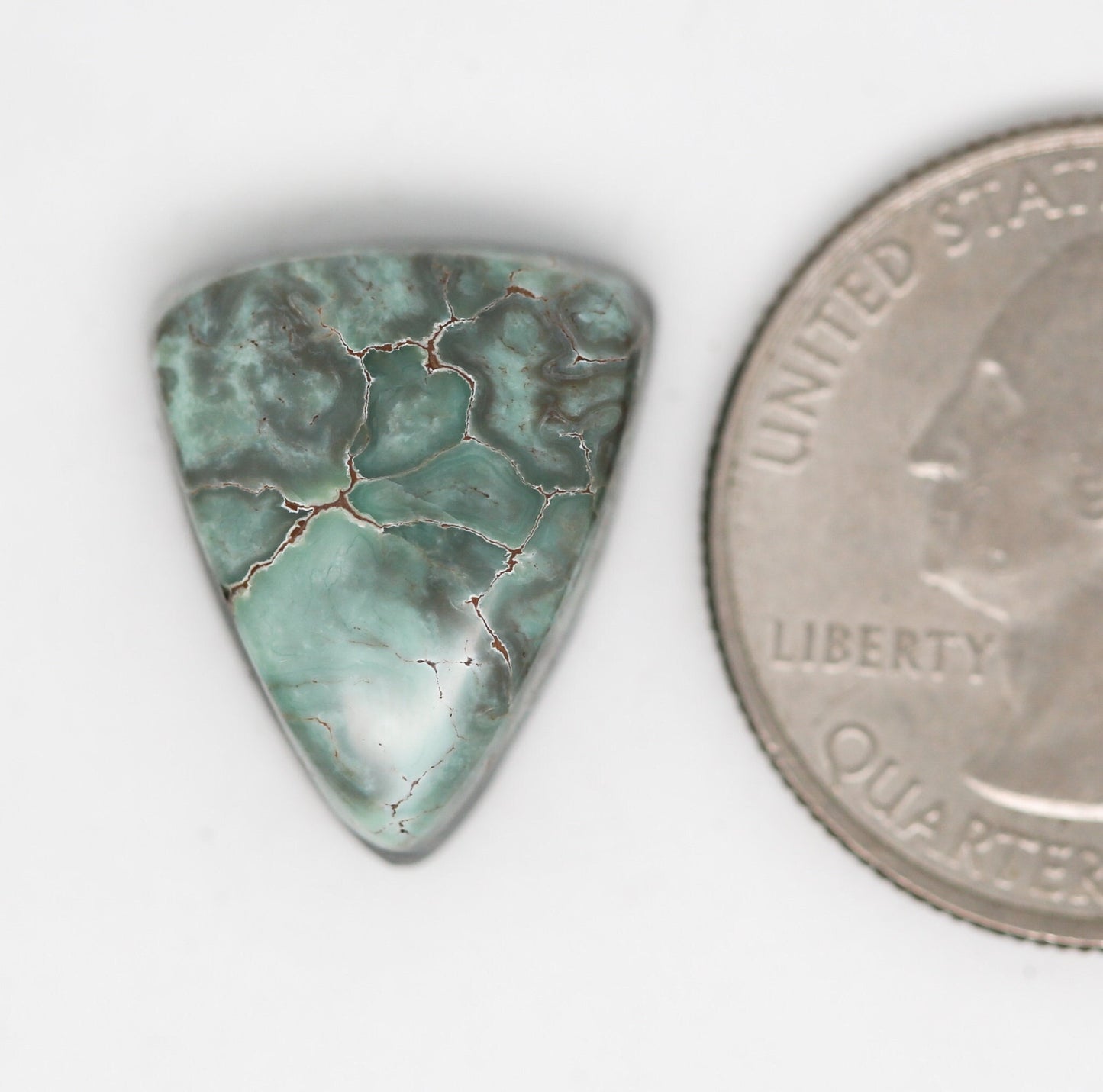 Damele Turquoise Cabochon. Natural Turquoise Cab. Rare Turquoise.