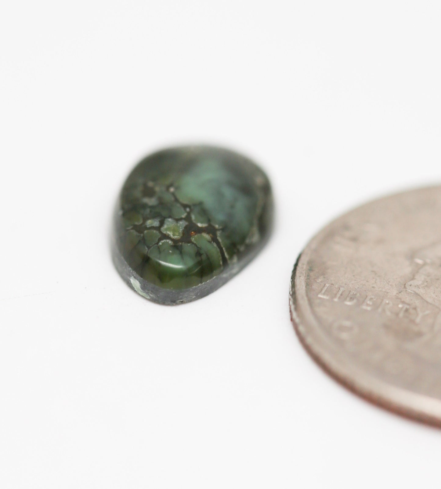 Snowville Variscite Cabochon. Natural Turquoise Cab. Variscite Cabochon.