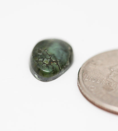 Snowville Variscite Cabochon. Natural Turquoise Cab. Variscite Cabochon.