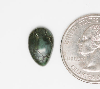Snowville Variscite Cabochon. Natural Turquoise Cab. Variscite Cabochon.