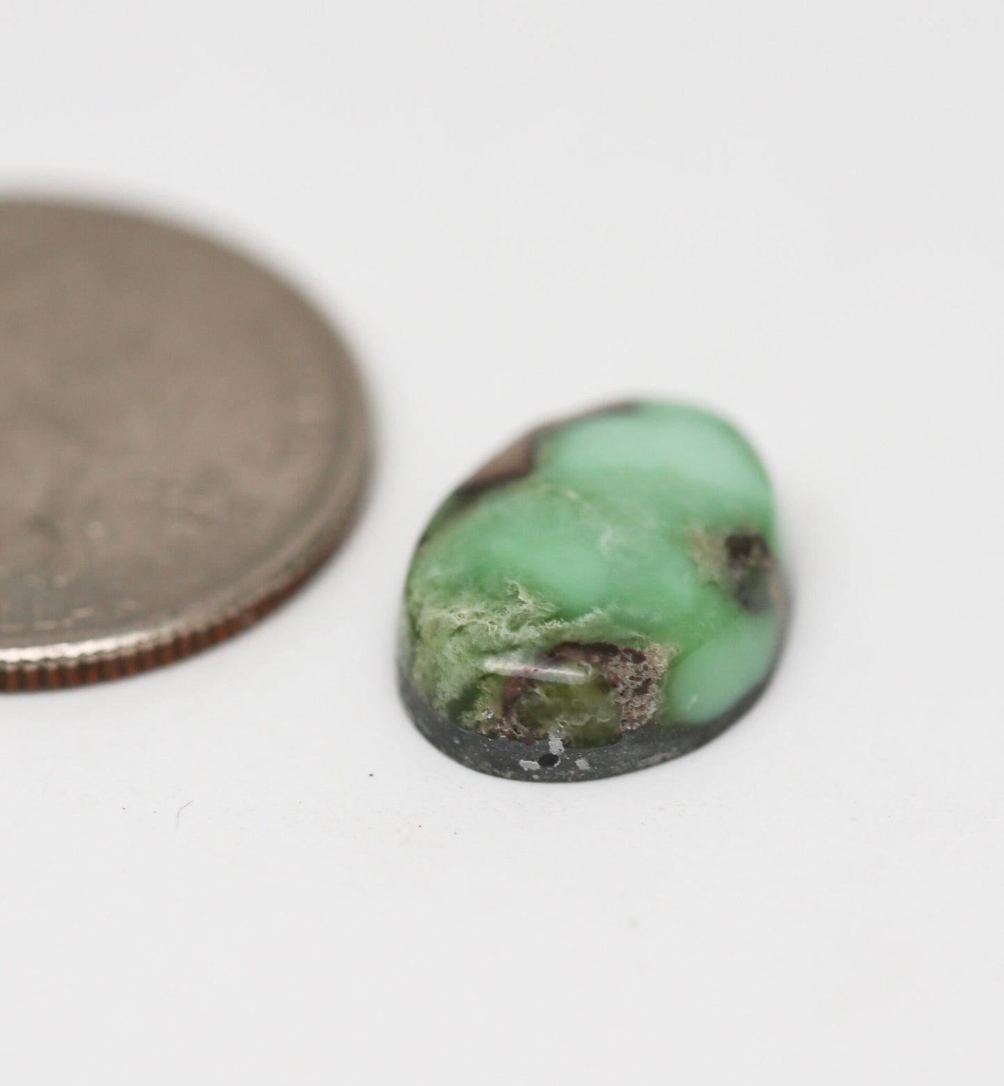 Damele Turquoise Cabochon. Natural Turquoise Cab. Rare Turquoise.