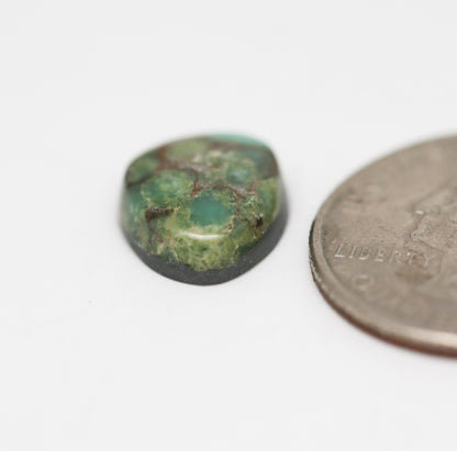 Damele Turquoise Cabochon. Natural Turquoise Cab. Rare Turquoise.