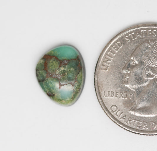 Damele Turquoise Cabochon. Natural Turquoise Cab. Rare Turquoise.
